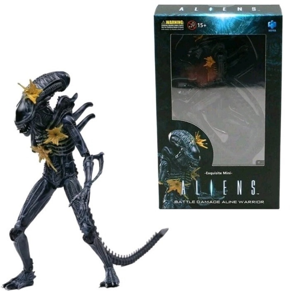 HIYA ALIENS: BATTLE DAMAGE ALINE WARRIOR 1:18 SCALE EXQUISITE MINI ACTION FIGURE